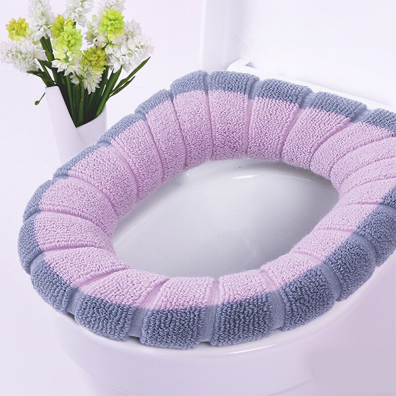 Assento do toalete mais quente inverno confortável macio aquecido lavável assento do toalete esteira acessórios do banheiro para decoração de casa closestool esteira
