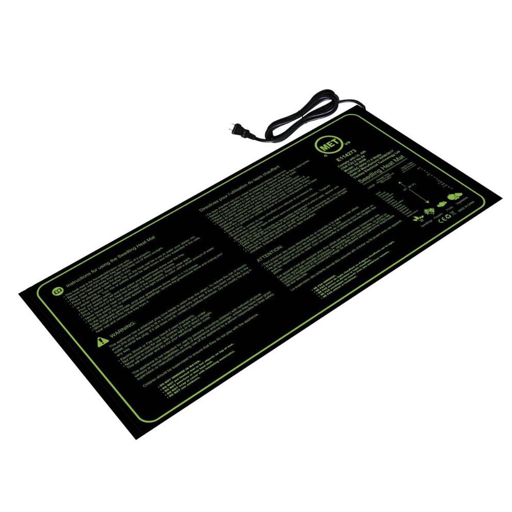 Seedling Heat Mat Plant Seed Germination Propagation Clone Starter Pad Waterproof Garden Supplies US UK EU Plug 20x10inch