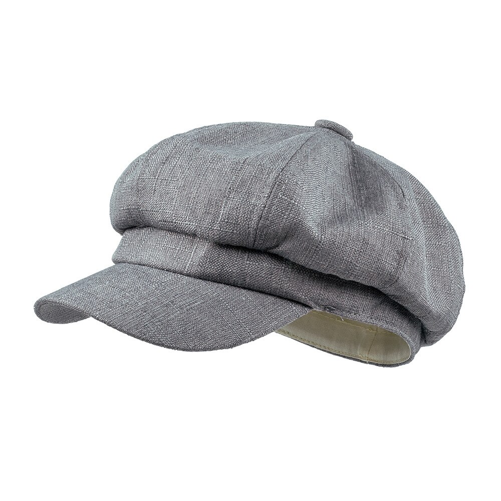 Gorros Vintage de hiedra para hombre y mujer, boina lisa en blanco, informal, Unisex, para verano,