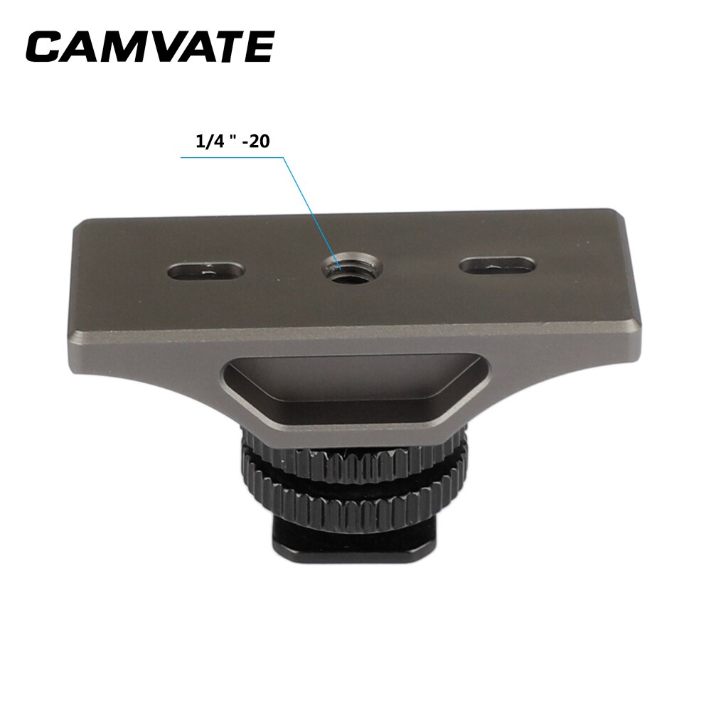 Camvate Extension Ondersteuning Met Schoen Adapter Voor Blackmagic Mini Signaal Converter C2086