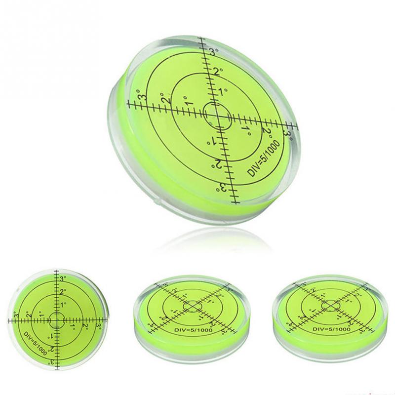 Bubble Degree Mark Surface Level Circular Measuring Instrument Kit Easy Read Bubble Crystal Transparent High Light Transmittance