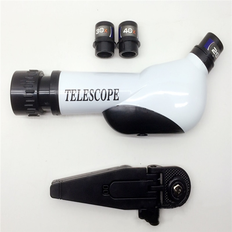 Rotante Pratico Treppiede 20x_40x Educativi per Bambini Scienza e Istruzione Hd Telescopio Astronomico con Multi-oculare Giocattolo