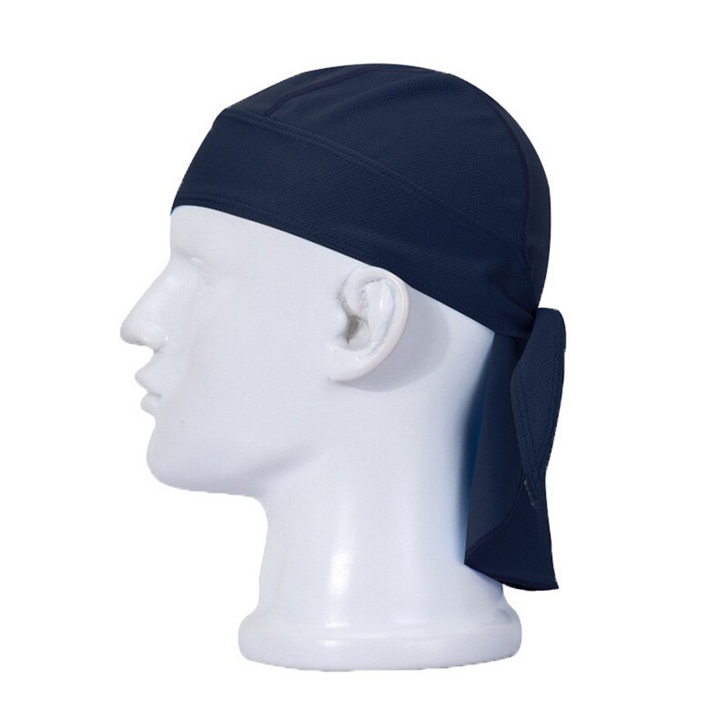 Du-rag halstørklæde hoved rap hat binde ned bånd motorcykel kasket herre kvinder udendørs sport hovedbeklædning solid hoved wrap bandanas