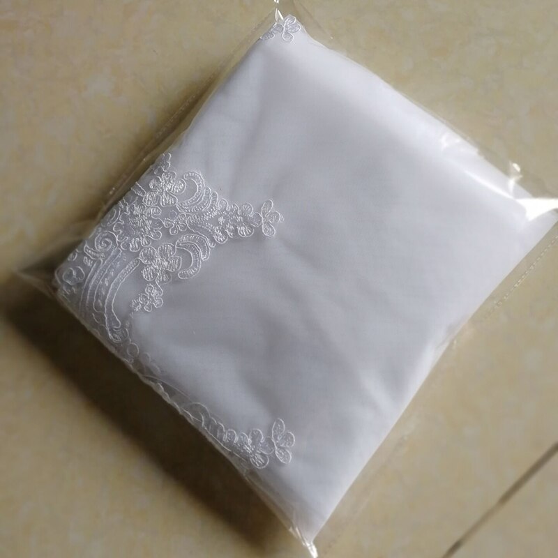 Véu de noiva branco/marfim, véu de casamento longo de 3m com borda de renda única camada catedral, acessórios para vestido de casamento fotos reais