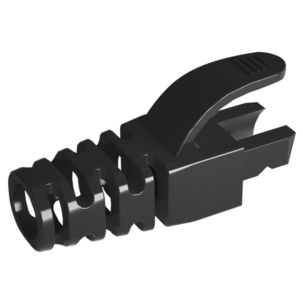 10-50Pcs CAT6 CAT5e Adapter Cap Ethernet Network Cable Connector Plugs RJ45 Caps Cat5 CAT6 Protective Sleeve Multicolour: Blue / 0.8m