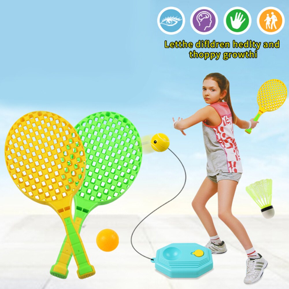 1 Set Kids Tennis Racket Tennis Training Set Educational Toys for Kids Children Toddlers (Assorted Color)