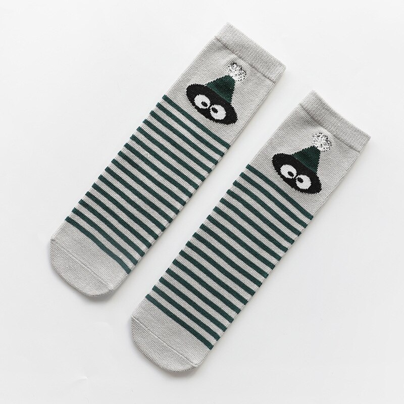 12 paar/partij casual match baby newborn kant ruches voetbedekking warmer kniekousen balletkleding: Grijze streep