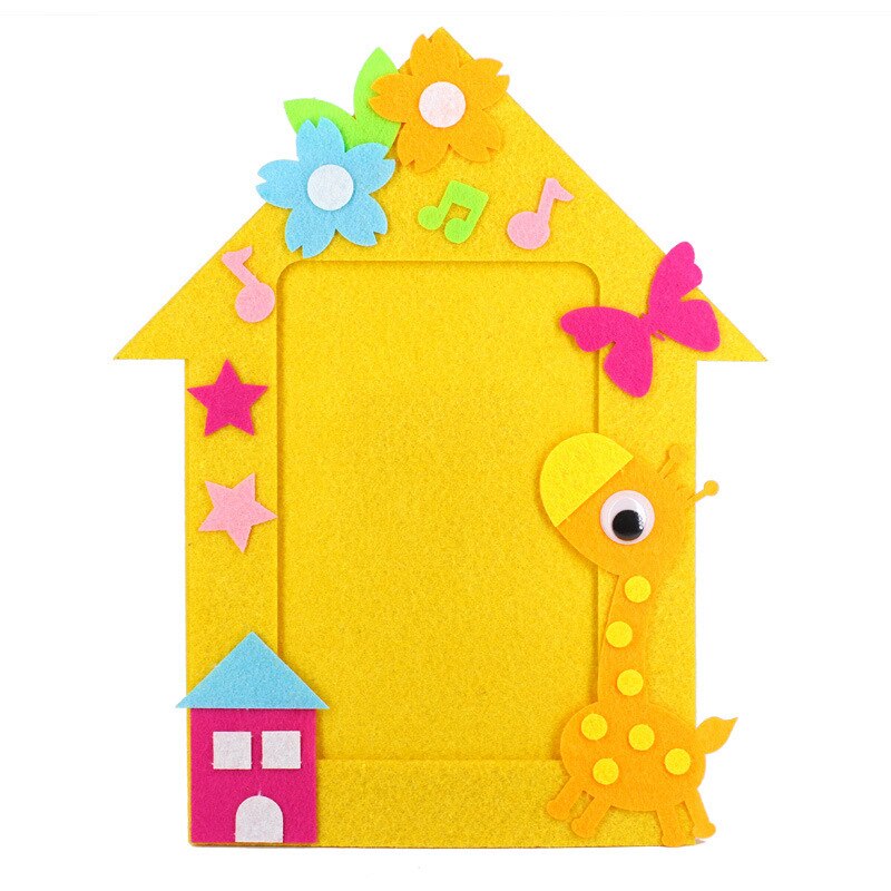 FAI DA TE Fatti A Mano Del Fumetto 3D Photo Frame Cornice Materiale Non Tessuto Cornici E Articoli Da Esposizione Giocattoli Per I Bambini Complementi Arredo Casa Bambini Artigianato E arti: Giraffe