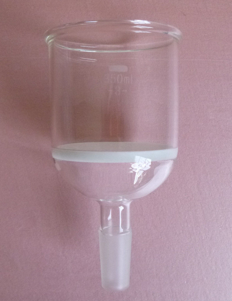 350ml,Buchner Funnel With Glass Ground Joint 24/40,lab Chemistry Coarse Filter