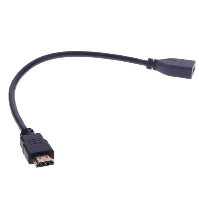 1Pc 15Cm/30Cm Hdmi-Compatibel Man-vrouw Verlengkabel Hdmi-Compatibel protector Extender Cord