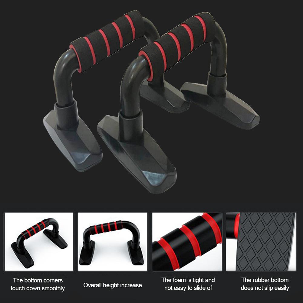 1 par fitness push up bar push-ups stativer stænger i-type håndtag grip bars gym muskel træning pushup bryst bar sportsudstyr