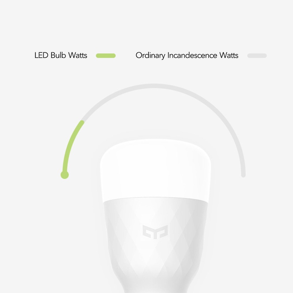 Xiaomi yelight E27 bombilla LED inteligente colorida 800 lúmenes WiFi ojos proteger 10W Lemon Xio mi lámpara mi aplicación de hogar RGB iOS Control remoto