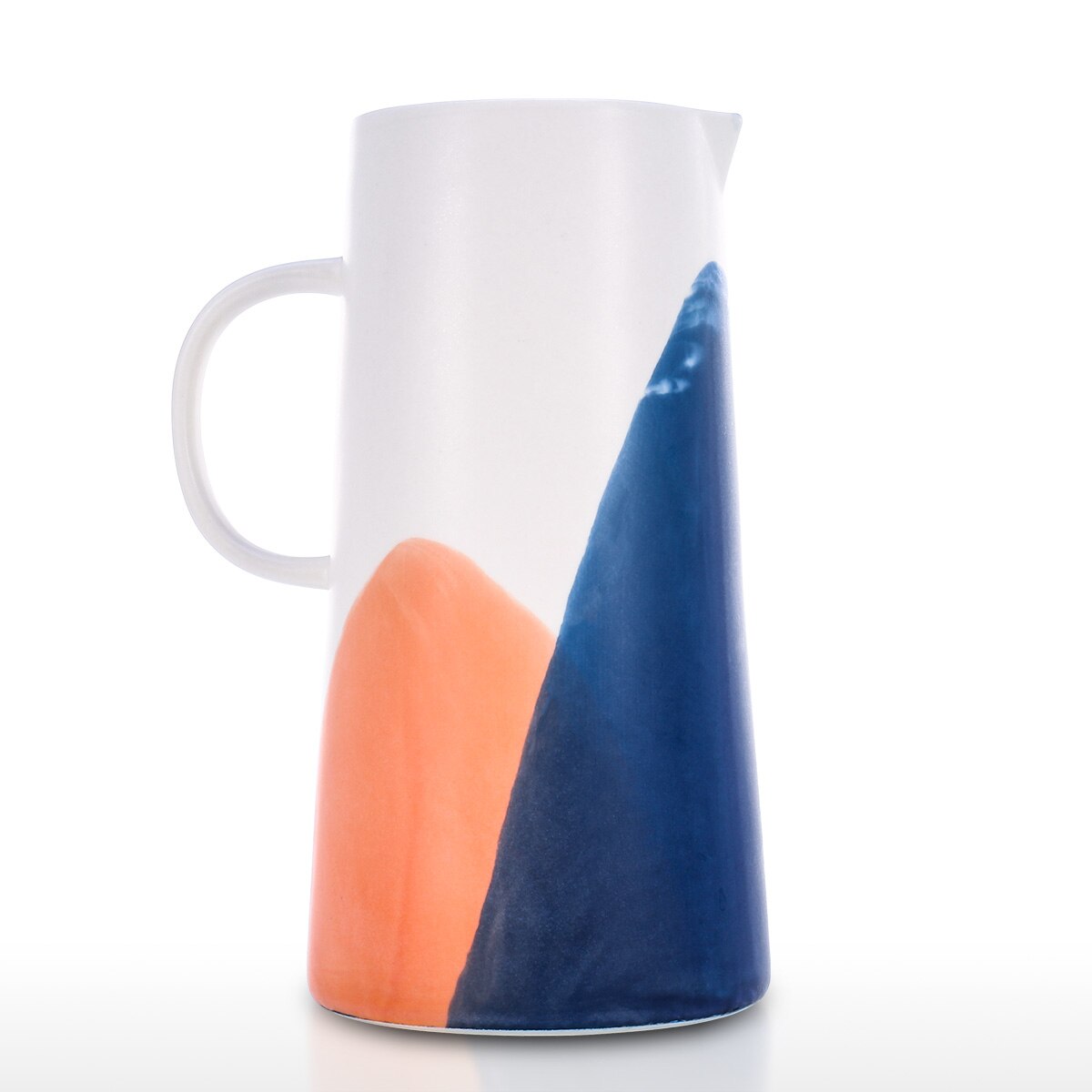 Jarra de cerámica de porcelana de TOOARTS uso decorativo grandes para bodas en casa jarra de café de leche jarra de porcelana