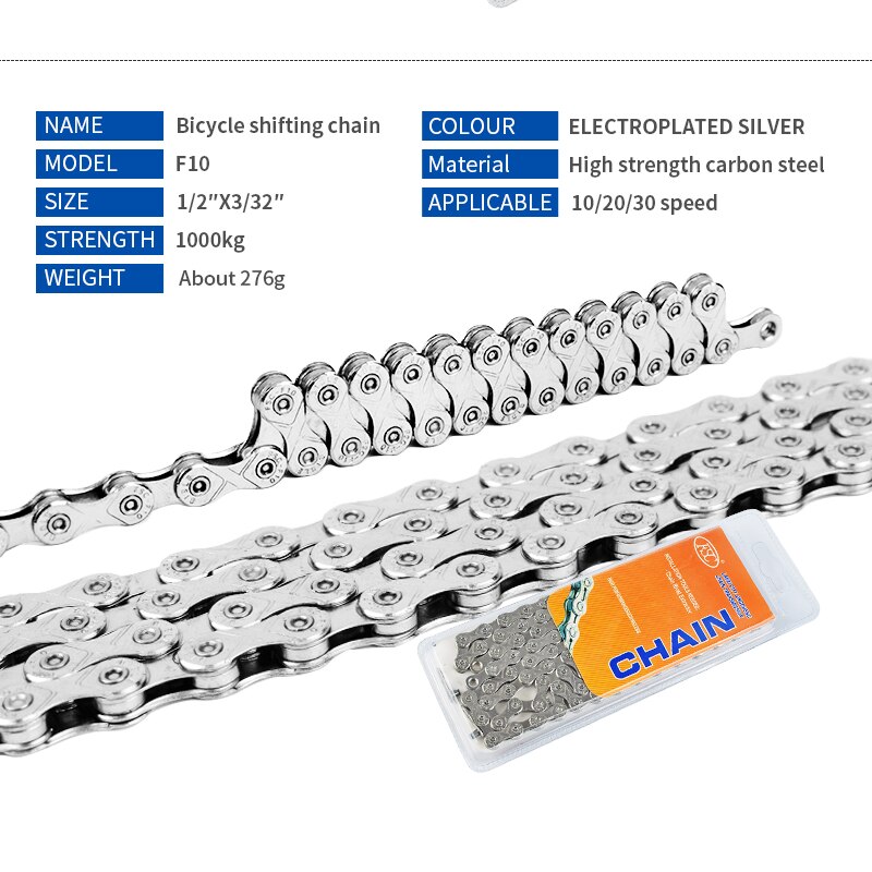 Fsc 6/7/8/9/10/11 speed fietsketting 116 schakels ultralichte carbonstalen mtb mountainbike ketting holle fietsketting