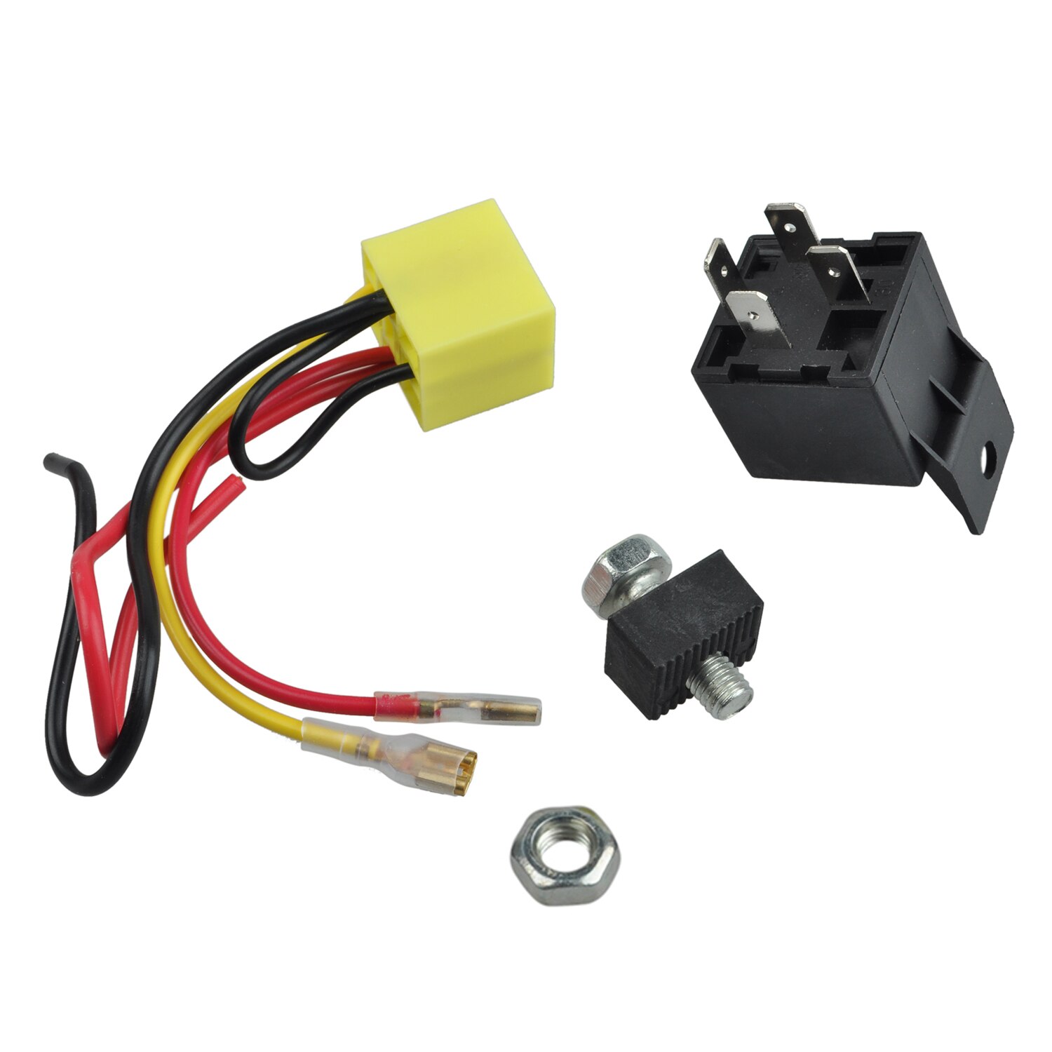 Twin Dual Tone Compact Air Loud Horn 12V 110-125db Compressor Red Truck Car Bus Van