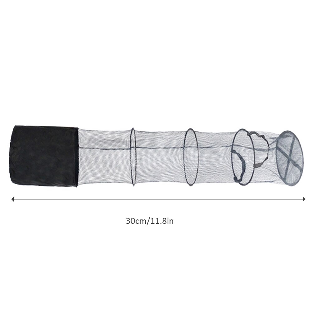 Opvouwbare 5 Layer Vissen Kooi Inklapbare Cast Netto Krab Val Nylon Outdoor Vis Mesh Val Garnalennet Vissen Accessoires: Default Title