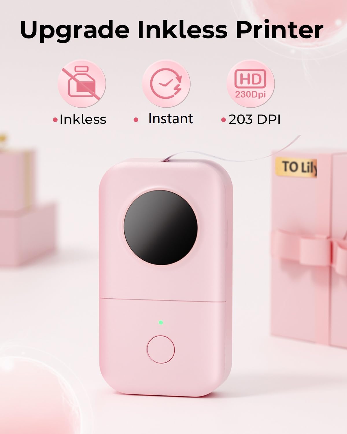 Phomemo D30 Label Printer Sticker Maker Machine Portable Bluetooth Label Maker Android iOS Mini Labeler for Office Home School