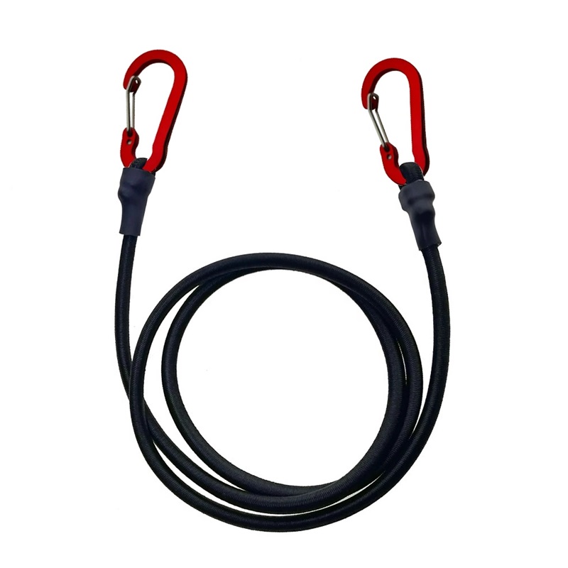 colección Heavy Duty Bungee Cord Elastic Tie String Carabiner Ganchos Kayak Ciclismo Equipaje Cuerdas de Embalaje