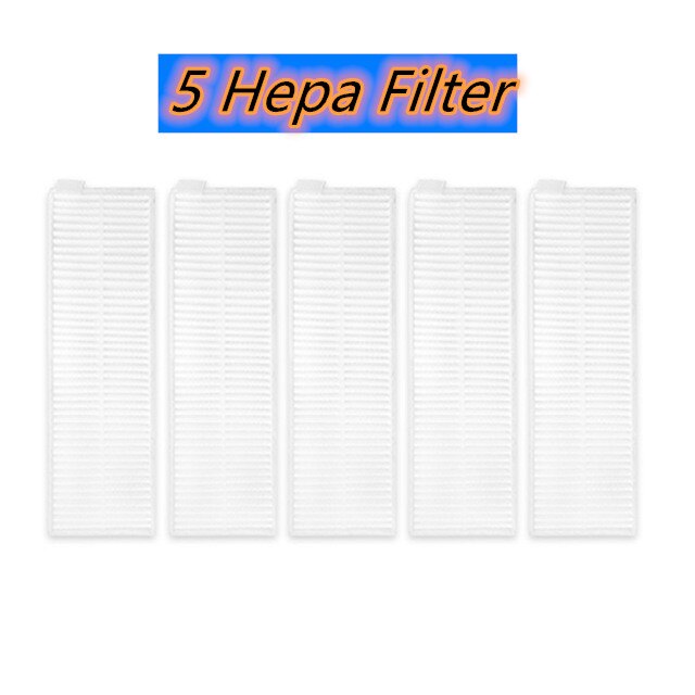 Rouleau principal Brosse latérale Filtre à air Hepa Serpillière de rechange pour Xiaomi Mi Robot Aspirateur G1 Smart Household Cleanner: 5 Filter