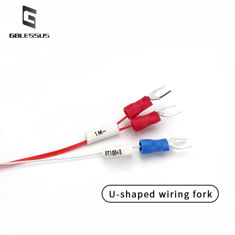 Sonda di resistenza termica del sensore di temperatura PT100 1/2/3/4/5M linea di misurazione resistente alle alte temperatura e tutto'acqua