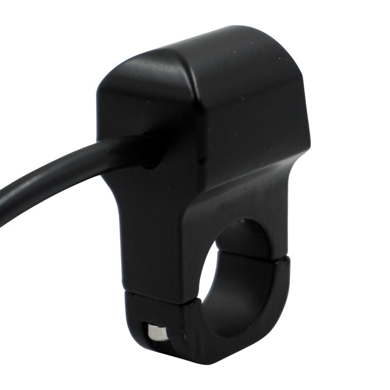Motorcycle Switches ATV Scooter 22mm 24mm Handlebar Headlight Hazard Fog Light Switch Momentry/Latching ON-OFF Button with LED