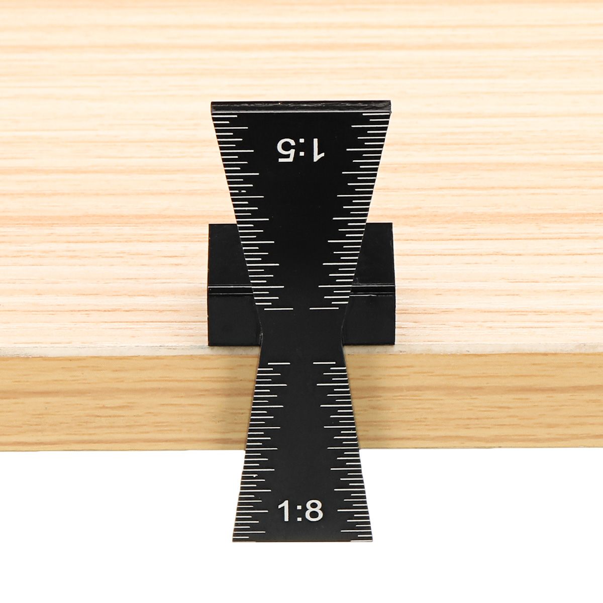 Woodworking Dovetail Marker Aluminum Alloy Dovetail Marking Template 1:5 & 1:8 Wood Joint Gauge With Scale Dovetail Guide Tools