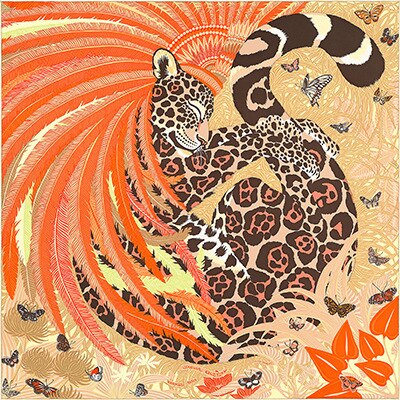 Silkeskjerf kvinner lyse fargerike firkantede skjerf wraps leopard halstørkle kvinnelig flekk hijab bufandas: 281