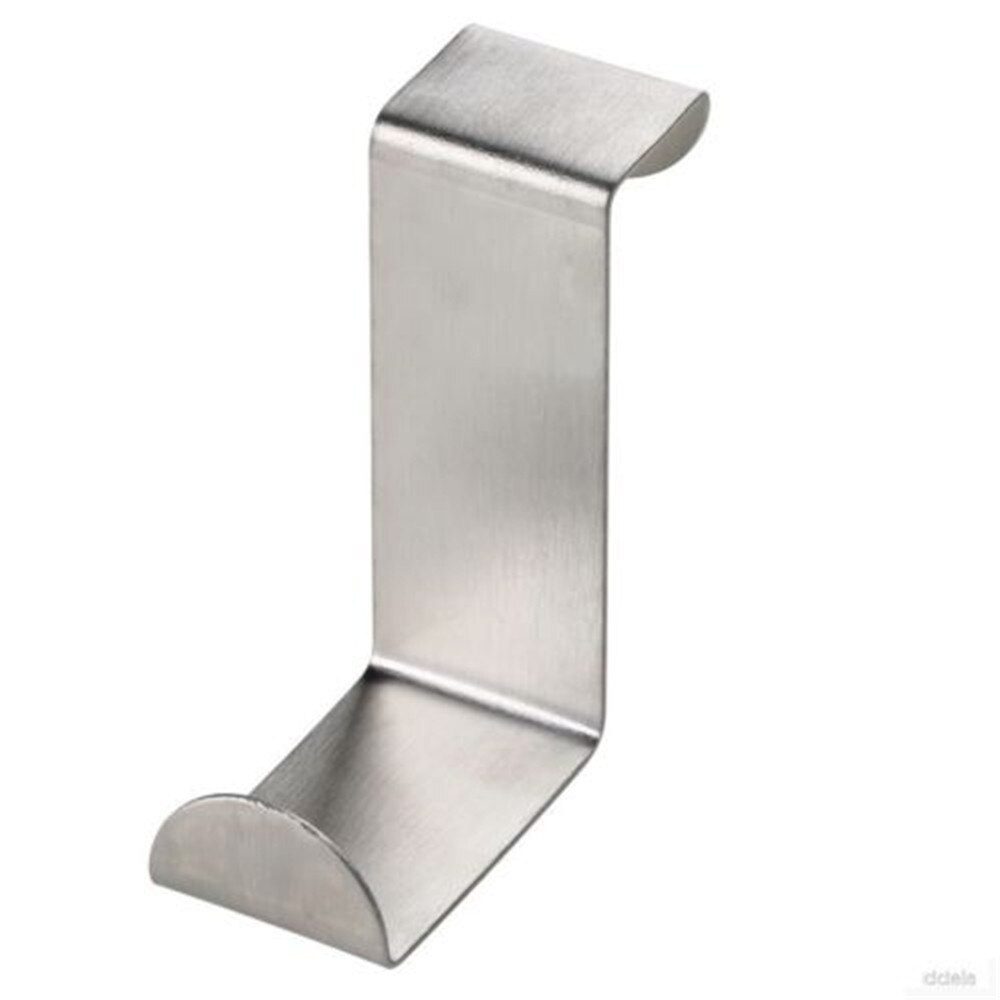 2pcs Stainless Steel Over Door Hooks Hanger Over Cupboard Hooks Drawer Hook for Office and Kitchen 1.8-4cm