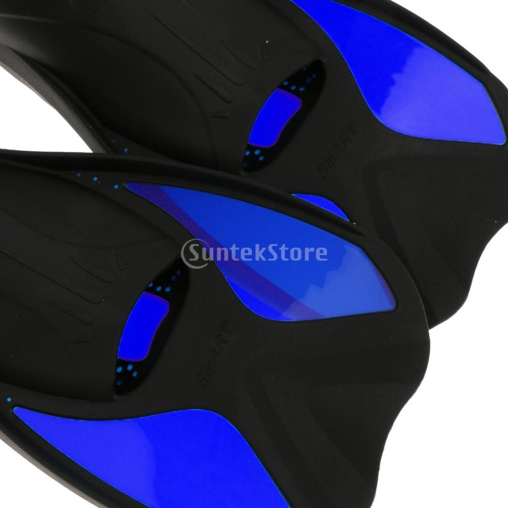 TPR Flippers Swimming Fins Anti-slip Shoes Snorkel Scuba Swimming Diving Beginners Training Aids For Adult XXS/XS/S/M/L/XL