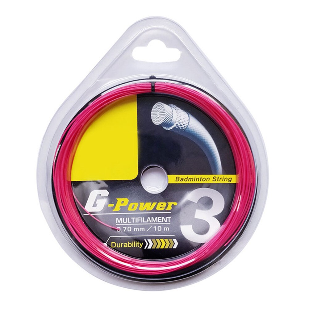 Badminton entraînement raquette ligne de ficelle noir blanc rouge rose Fluorescent jaune ambre jaune Badminton sport accessoires