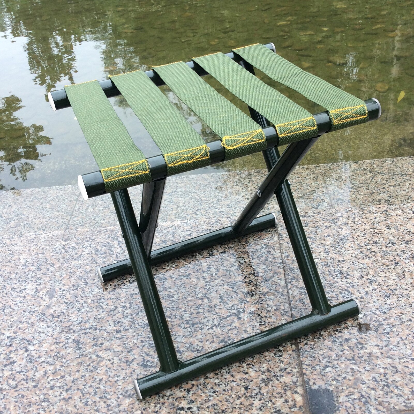 Outdoor Hiking Fishing Chair Super Strong Folding Stool Camping Picnic BBQ Stool Heavy Duty Travel Portable Chair Seat