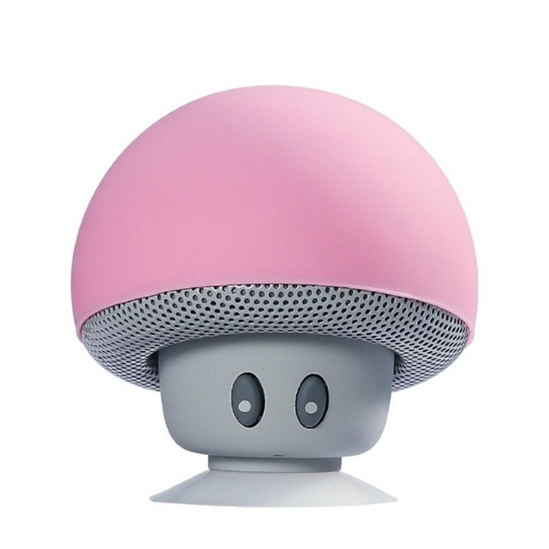 Wasserdichte Tragbare Drahtlose Mini Bluetooth Lautsprecher Loudspeake Pilz Reise Lautsprecher Für Iphone PK BTS06 Q9 A9 S28 A5 C6 A8 y3: Rosa