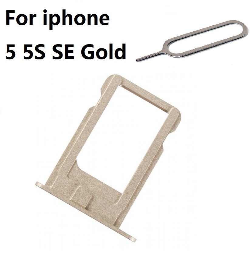 Neuer SIM-Kartenfach-Slot-Halfter + Auswurfstift für iPhone 3, 3GS, 4, 4S, 5, 5S, SE 5C