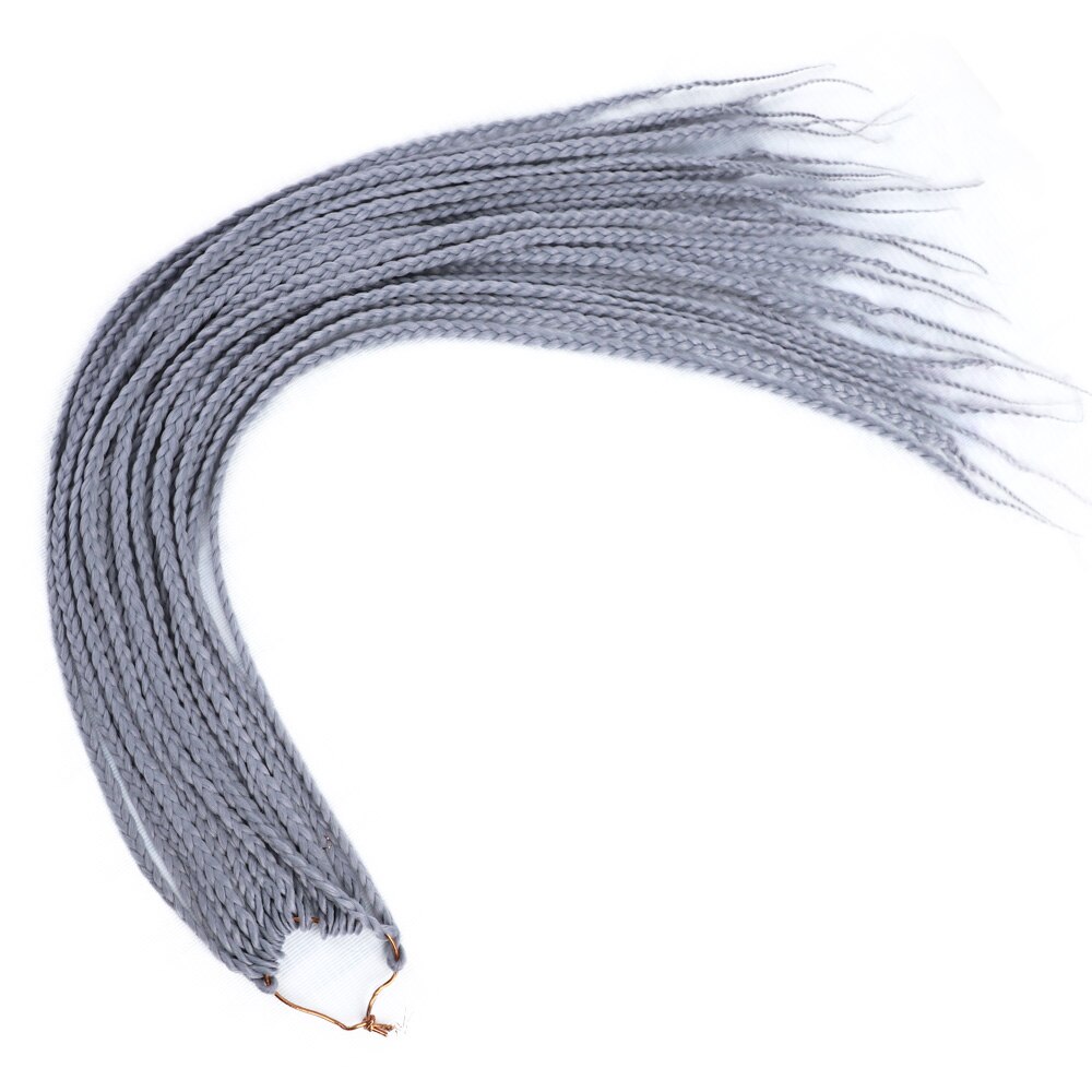 22inch Box Braids 22Strands Senegalese Twist Braids Crochet Hair Extensions Ombre Colors 3S Crochet Braiding Hair: A40