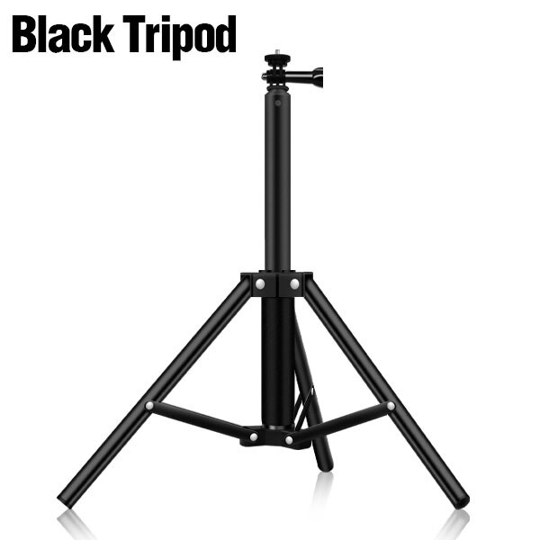 Universal Portable Aluminum Tripod Stand Mount Digital Camera Tripod For Phone Selfie Flash Photo Relfectors Softboxes Lights: black