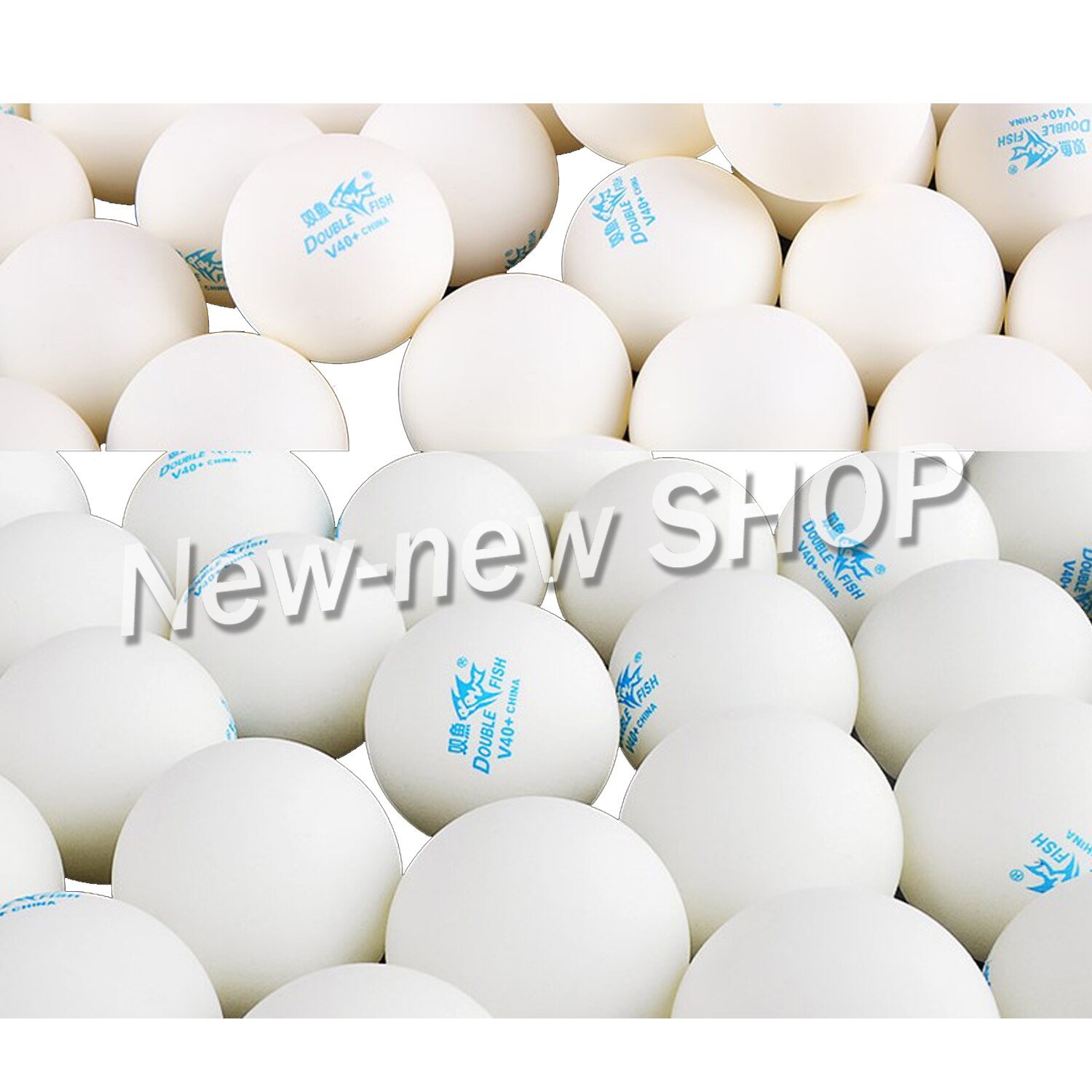 Double Fish white V40+ Training Material Seamed pp Ball Table Tennis ball ping pong ball 100pcs/box