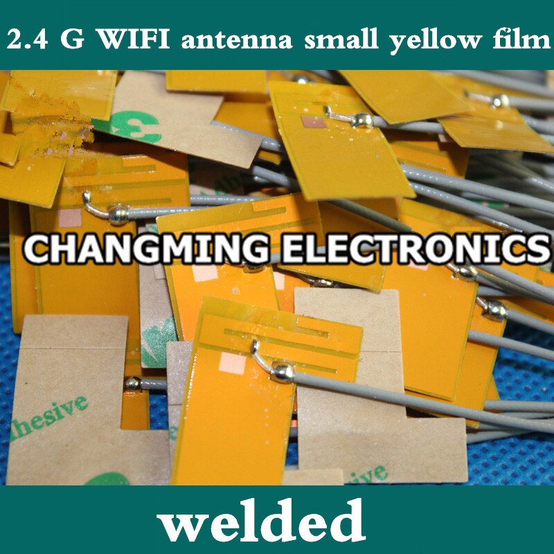 2.4G WIFI small yellow membrane antenna gain antenna 2.4G module FPC soft PCB welding plate ROHS(working100)10PCS