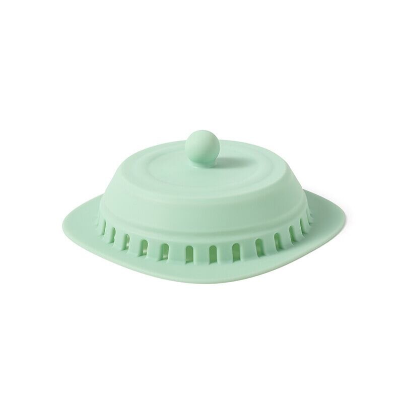 16.5CM Simple and Convenient Pipe Opening Cover Sewer Cover Permeable Cover Sewer Odor-Proof Insect-Proof Blocking Cover: Light Green
