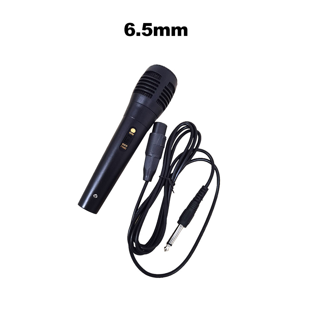 Bluetooth altavoz con cable micrófono 3,5mm karaoke micrófono a prueba de golpes micrófono incorporado anti-ruido de algodón: Morado