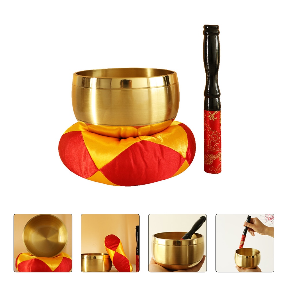 1 Set Delicate Koperen Spirituele Meditatie Kom Handgemaakte Praktische Delicate Spirituele Gebed Kom Boeddha Geluid Kom A50