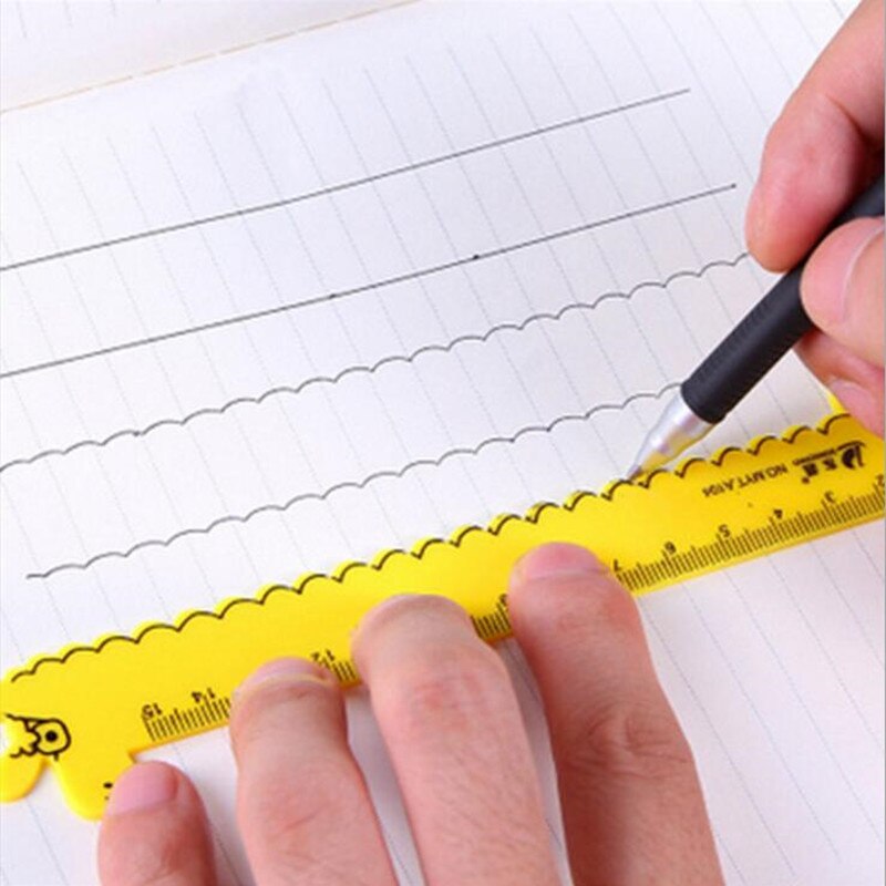 40 stuks/partij schattige cartoon liniaal  of 15 cm giraffe liniaal feest voor kinderen schoolbenodigdheden schrijfwaren