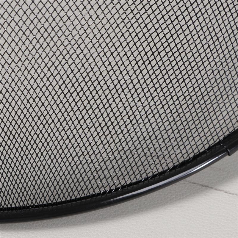 1Pc Plaat Cover Schotel Cover Mesh Cover Eettafel Ronde Stijl Anti Fly Mosquito Keuken Rvs Cover (zwart)