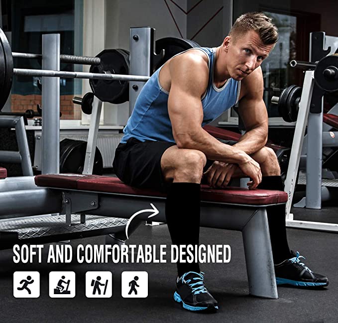 Größe S-XXL Kompression Socken Männer Frauen Durchblutung Crossfit Workout Training Sport Erholung Kompression Strümpfe