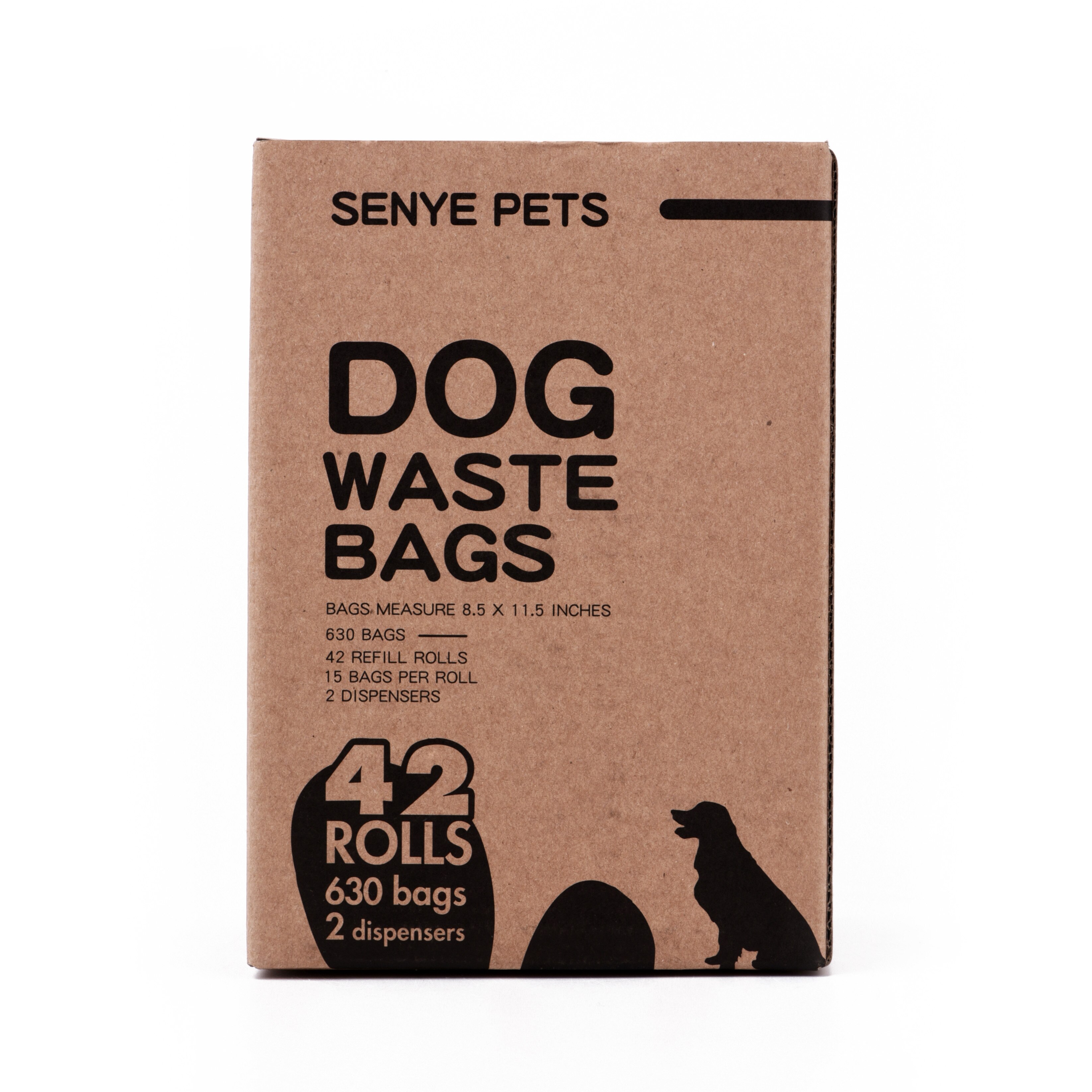 8/12/42 Rolls/Box Dog Poop Bag Degradation Disposable Garbage Bag Carton Pick Up Toilet Bags Outdoor Clean Garbage Bag Quantity
