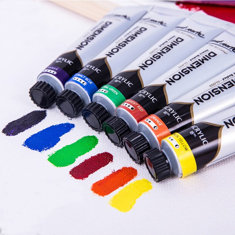 Juego de 8 colores de pintura acrílica metálica pintura pintada a mano juego de pigmentos pintura textil suministros de arte coloreado dibujo de pared