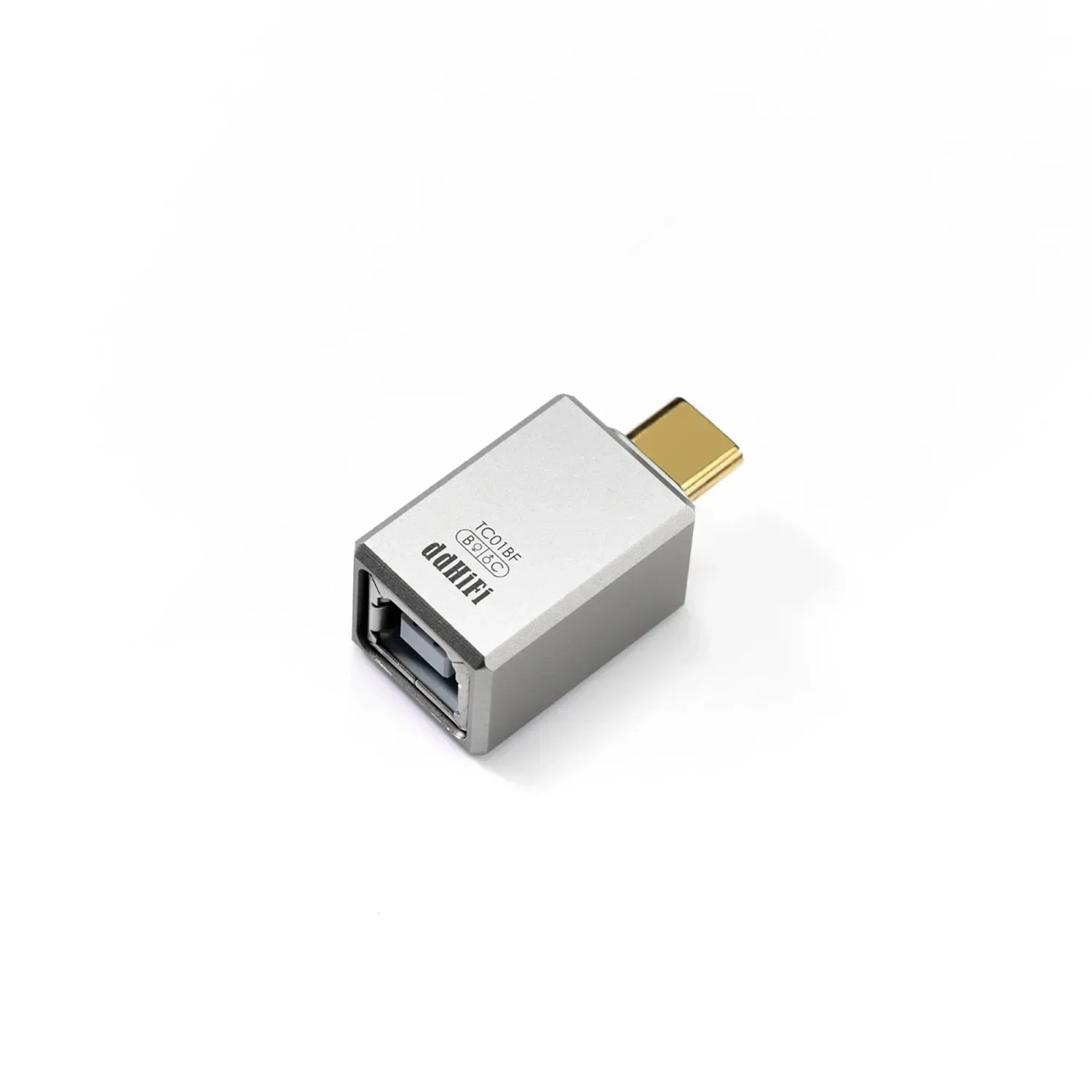 DD ddHiFi TC01A TC01C TC01B TC01BF HiFi USB-A a USB-C Adaptador Convertidor Compatible con Teléfono PC Tablet shanling: Grey