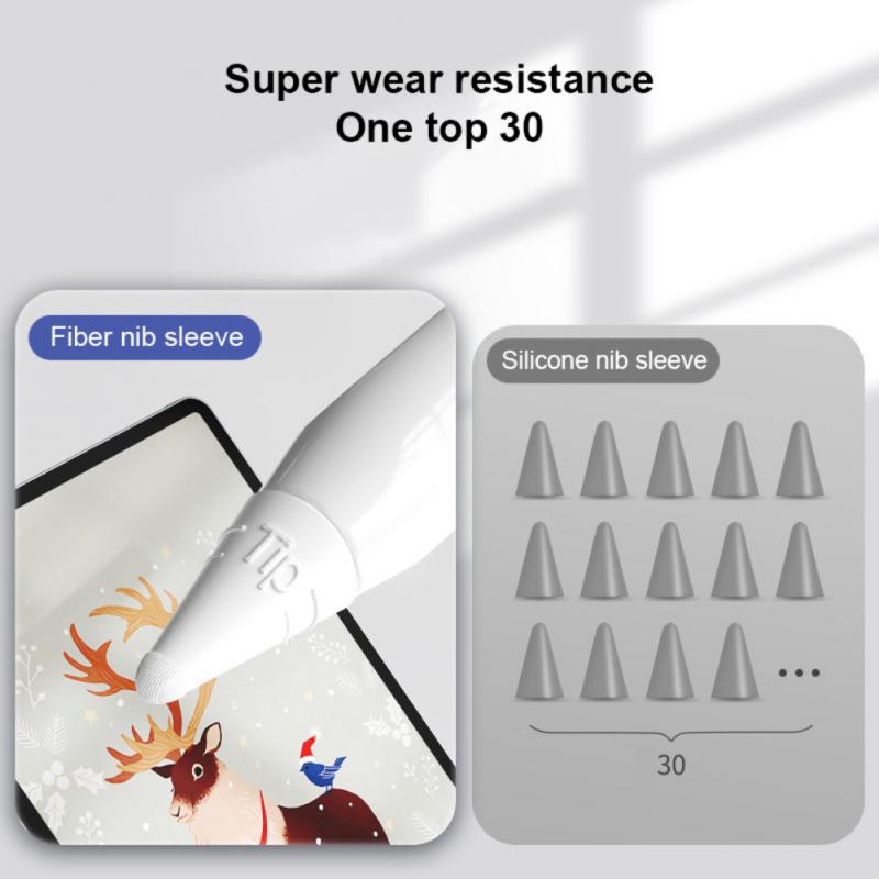 5pcs Protective Case For Apple Pencil 1 2st Pen Point Penpoint Cover Silicone Protector Case For Apple Pencil 2 Case