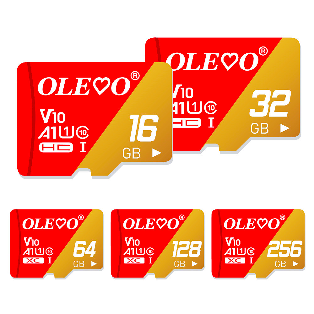 100% Originele Klasse 10 Mini Sd-kaart Tf Card 16 Gb 32 Gb 64 Gb 128 Gb Geheugenkaart 256gb 512Gb 1Tb