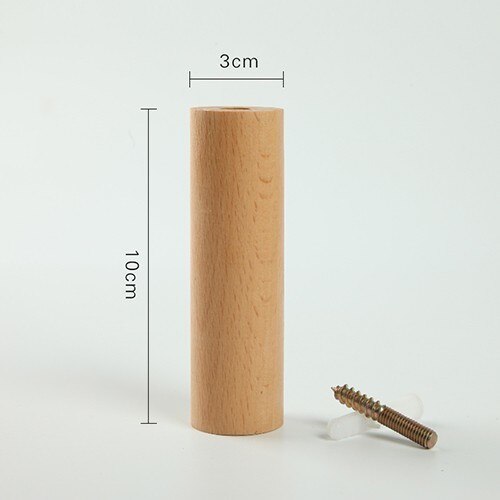 Houten wandhanger houten wand kapstokhaken kledinghanger wandorganizer hangers kledinghanger huisdecoratie: 1 st beuken 10cm