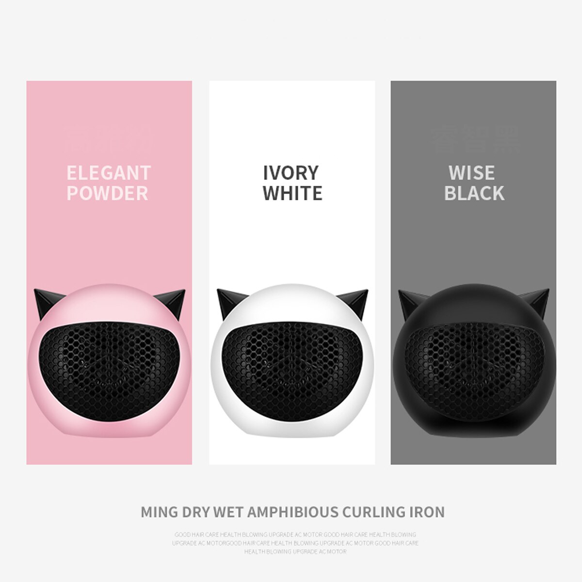 220/110V Fan Heater Mini Heater Rapids heating Cartoon Little Devil-Shaped Desktop Dormitory Radiator Foot Warmer for winter